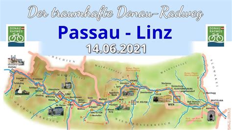 Donauradweg Passau Linz YouTube