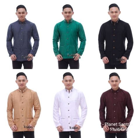 Jual JASKO POLOS WARNA PUTIH HITAM MARON HIJAU BIRU BAJU MUSLIM MURAH