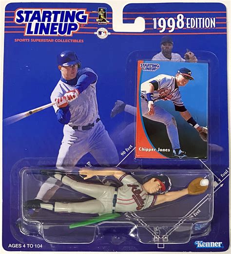 Chipper Jones 1998 Starting Lineup Atlanta Braves Sports Superstar