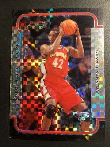 THEO RATLIFF 2003 04 Bowman Chrome X FRACTOR Card 99 Serial D 150