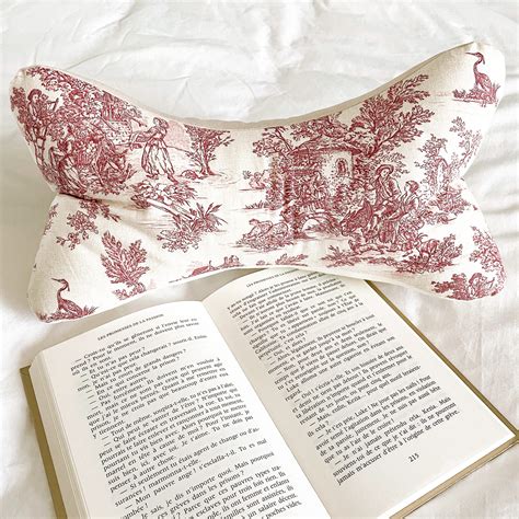 Coussin De Lecture Toile De Jouy Escale En Bord De Page