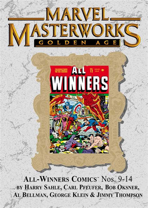 Marvel Masterworks Golden Age All Winners Comics Volume Slings