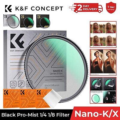 K F Concept Black Mist Soft Diffusion Filter Ultra Slim Mm