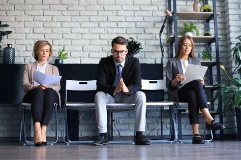 Premium Photo Modern Business People Waiting For Job Interview