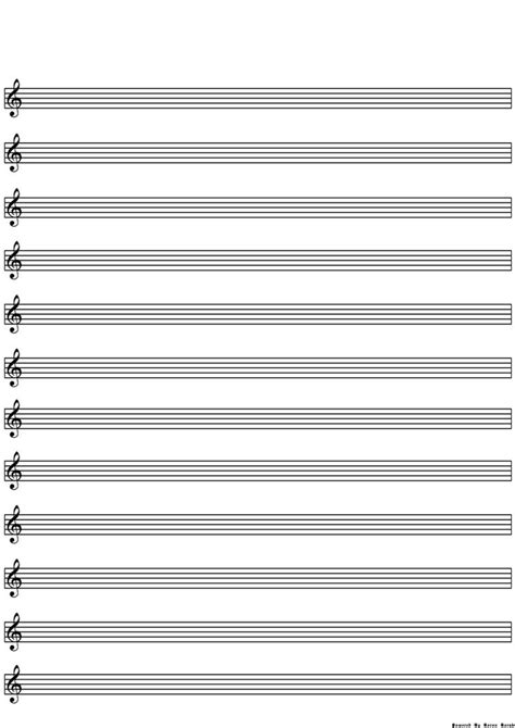 Blank Sheet Music Optimised (12 lines) by KoronKorak on DeviantArt