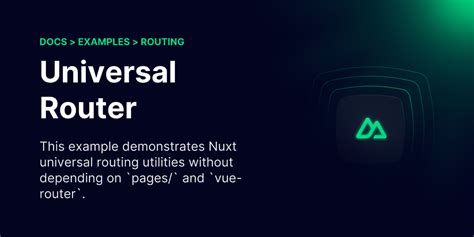 通用路由 Nuxt 示例 Nuxt 框架