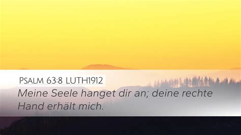 Psalm Luth Desktop Wallpaper Meine Seele Hanget Dir An