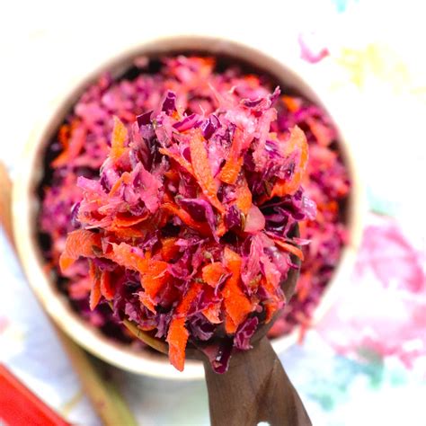 Vegan Red Cabbage And Rhubarb Slaw Very Vegan Val