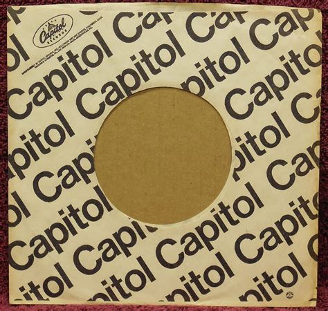 Capitol 45 Rpm Record Company Sleeves Page Capitol