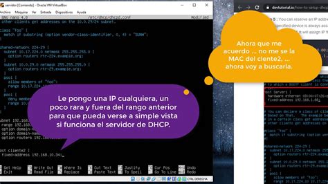 Instalación y configuración de un servidor de DHCP en Linux Ubuntu 20 04