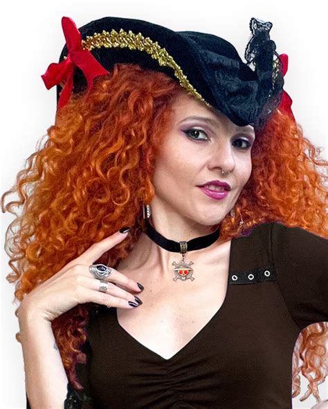 Corsair Pirate Costume with Elektra Top, Walnut - Dare Fashion