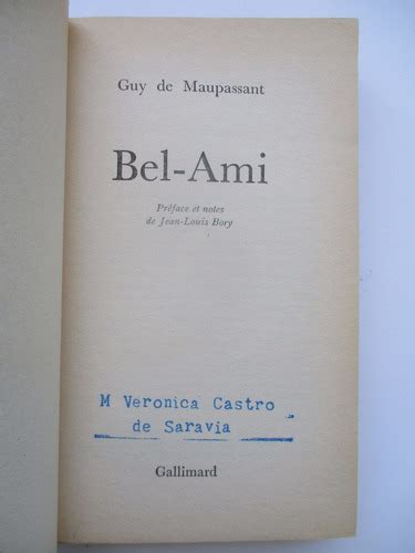 Bel Ami Guy De Maupassant Edición Original En Frances Cuotas