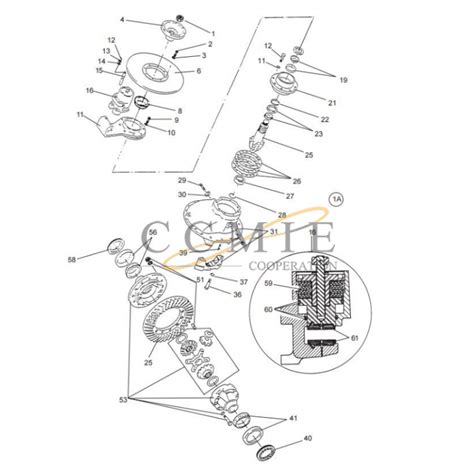 China Differential Kalmar Reach Stacker Drive Shaft Spare Parts