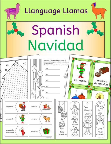 Free Printable Spanish Christmas Worksheets | FREE Printable