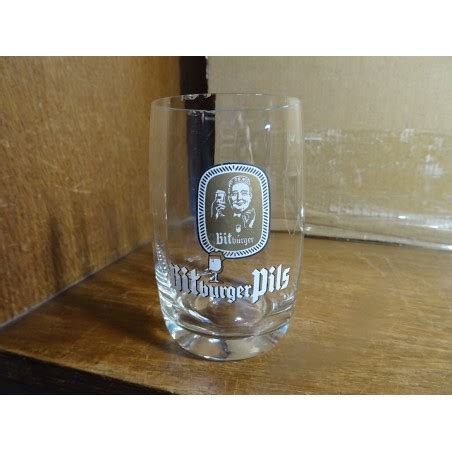 1 VERRE BITBURGER PILS 20CL HT 9 80CM Tigrebock