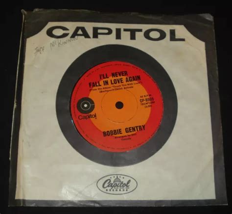 BOBBIE GENTRY I LL NEVER FALL IN LOVE AGAIN 1970 CAPITOL 45 Country