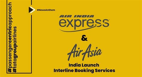 Air India Express And Airasia India Launch Interline Booking Services