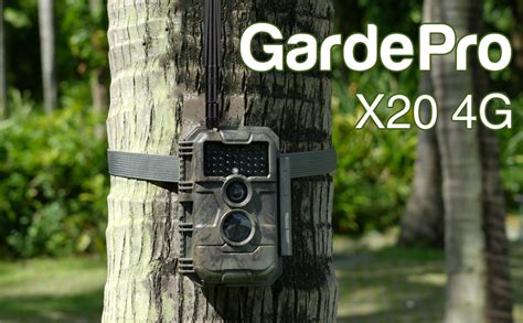 GardePro X20 Fotocamera Da Caccia 4G LTE Con Scheda SIM E App 32MP