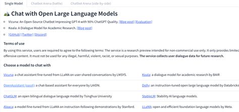 Chatbot Arena A Platform To Chat And Compare Large Language Models