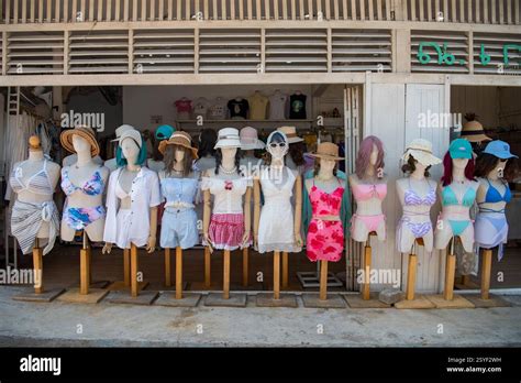 A Bikini Shop In Village Ban Ko Lan On Ko Lan Island Near The City Of Pattaya In The Province Of