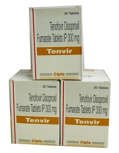 Tenofovir Disoproxil Fumarate 300mg Tenvir Tablet Ip 30 Tablets Prescription At Rs 155146