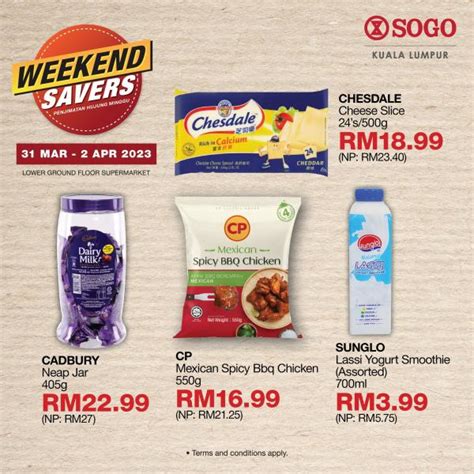 SOGO Kuala Lumpur Supermarket Weekend Savers Promotion 31 Mar 2023 2