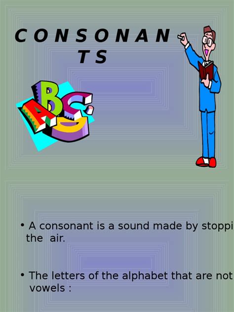 Consonants | Consonant | Notation