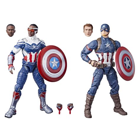 Buy MarvelLegends Series Captain America 2 Pack Steve Rogers And Sam