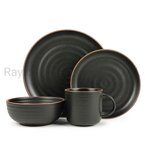 Nordic Pcs Dinner Set Kitchen Porcelain Stoneware Ceramic Matte