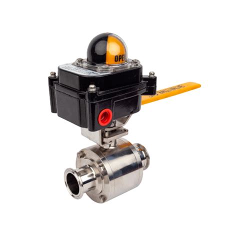 Sanitary Non Retention Manual Ball Valves With Proximity Switch Factory