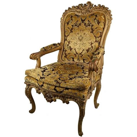 19th Century French Baroque Style Upholstered Armchair Baroque