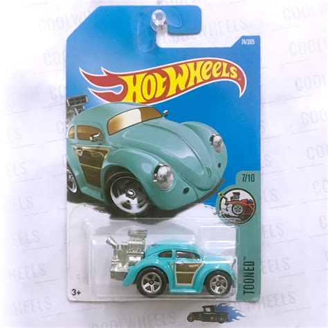 Hot Wheels Tooned Volkswagen Beetle Green Shopee Malaysia