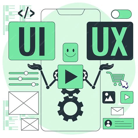Free Vector | Ui-ux differences concept illustration