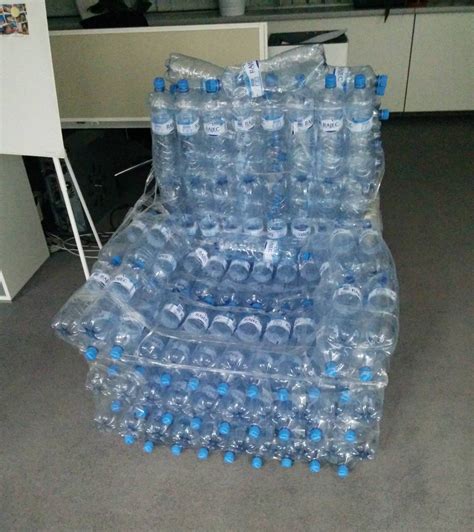 Colleagues Built An Ultimate Plastic Bottle Chair Funny