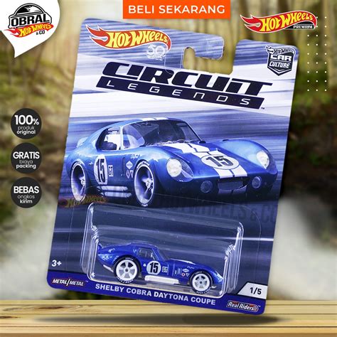 Jual Hot Wheels Circuit Legends Shelby Cobra Daytona Coupe Shopee Indonesia