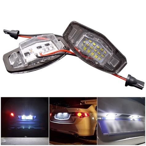 Pcs X Smd Led Number License Plate Light For Honda Cr V Fit Jazz