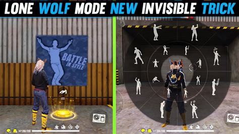 Lone Wolf Mode Free All Emote Enter Trick And Tips Free Fire New