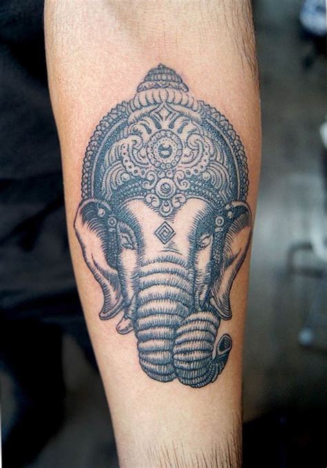 photo tattoo Ganesh 27.01.2019 №246 - example of tattoo Ganesh ...