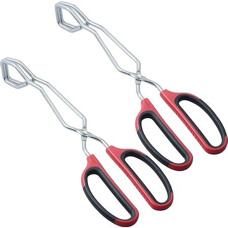 Amazon Hinmay Stainless Steel Scissor Tongs Inch Heavy Duty