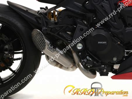 Silencieux d échappement ARROW PRO RACE avec GRILLE pour Ducati DIAVEL