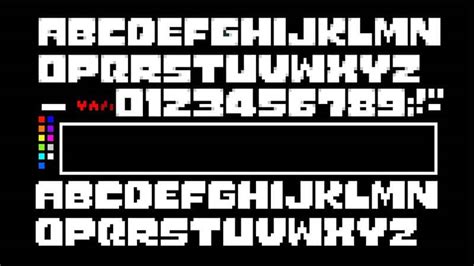 Undertale Font - Fonts Hut