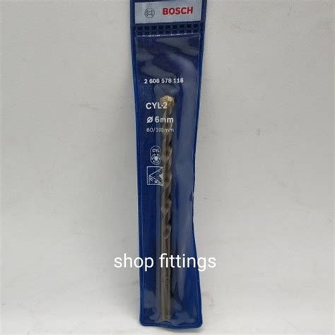 Jual Bosch Cyl Mata Bor Beton Tembok Mm X Mm X Pc Mansory Drill