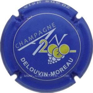 Capsule De Champagne Delouvin Moreau An Fond Bleu C Te Et Valeur