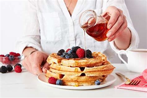 Classic Sourdough Pancakes Or Waffles Recipe King Arthur Baking