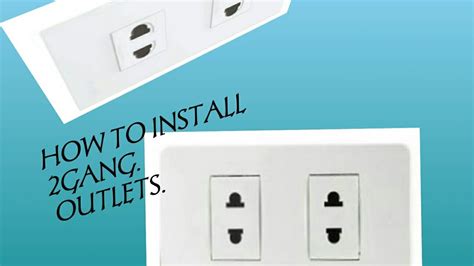 How To Install 2 Gang Outlets Youtube