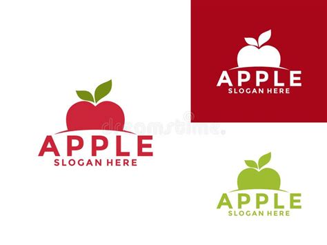 Love Apple Logo Design Vector, Apple Logo Icon Template Stock Illustration - Illustration of ...