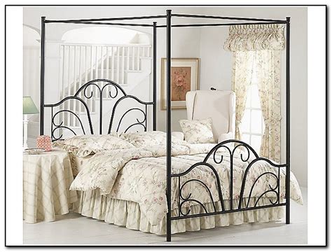 Black Metal Canopy Bed Frame - Beds : Home Design Ideas #zWnBrdYnVy10721