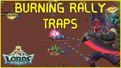 Slicing F2P Rally Traps Like Piece Of Cake LORDS MOBILE KVK YouTube