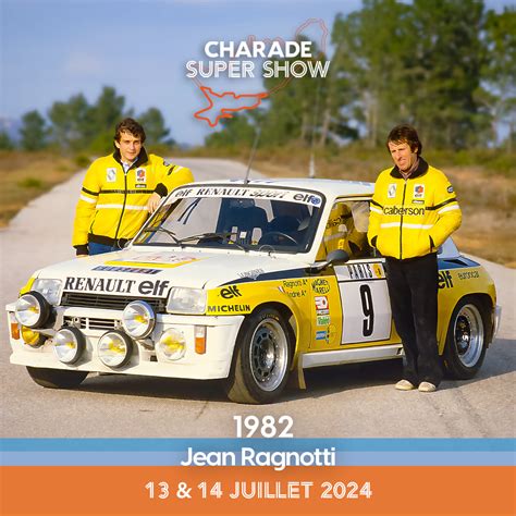 Jean Ragnotti Et Christian Sarron Au Charade Super Show Charade