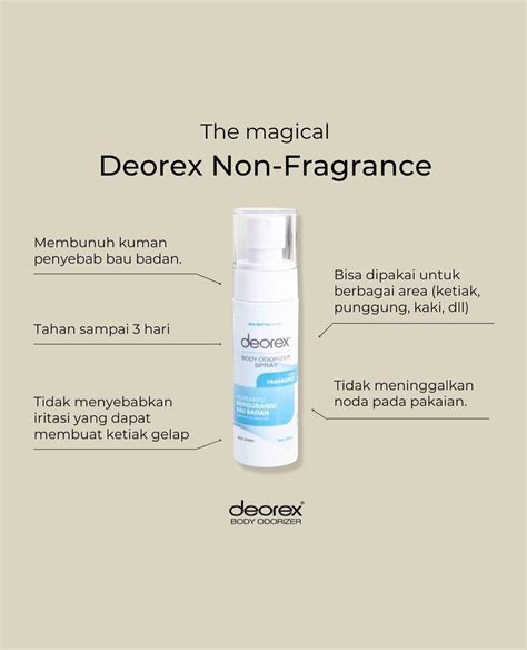 Deorex Body Odorizer Non Fragrance Lazada Indonesia